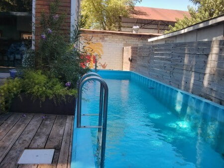 DIY Pool Made from Shipping Containers