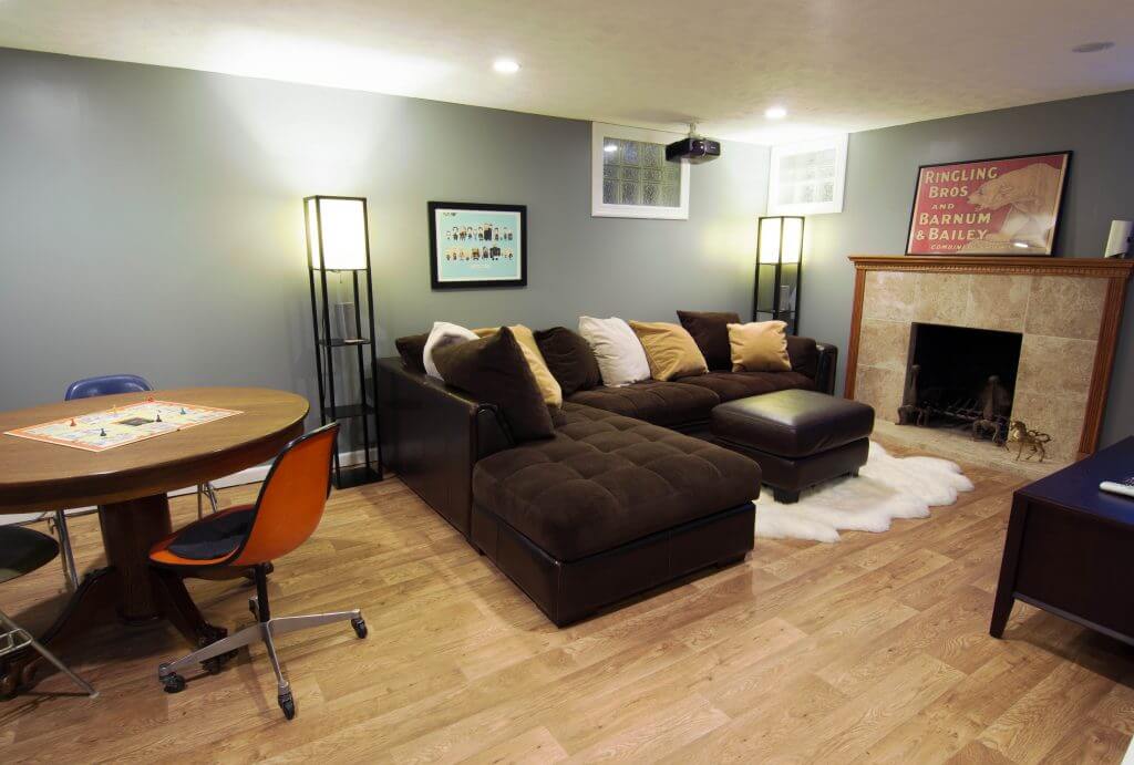 Waterproofing basement interior