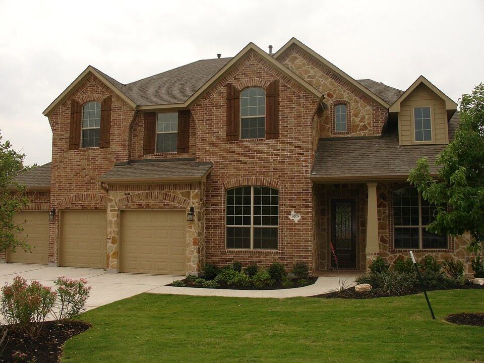 Exterior of a home after waterproofing and finishing