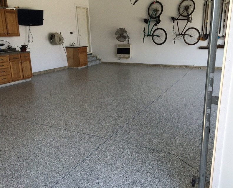 GraniFlex interior garage floor waterproofing