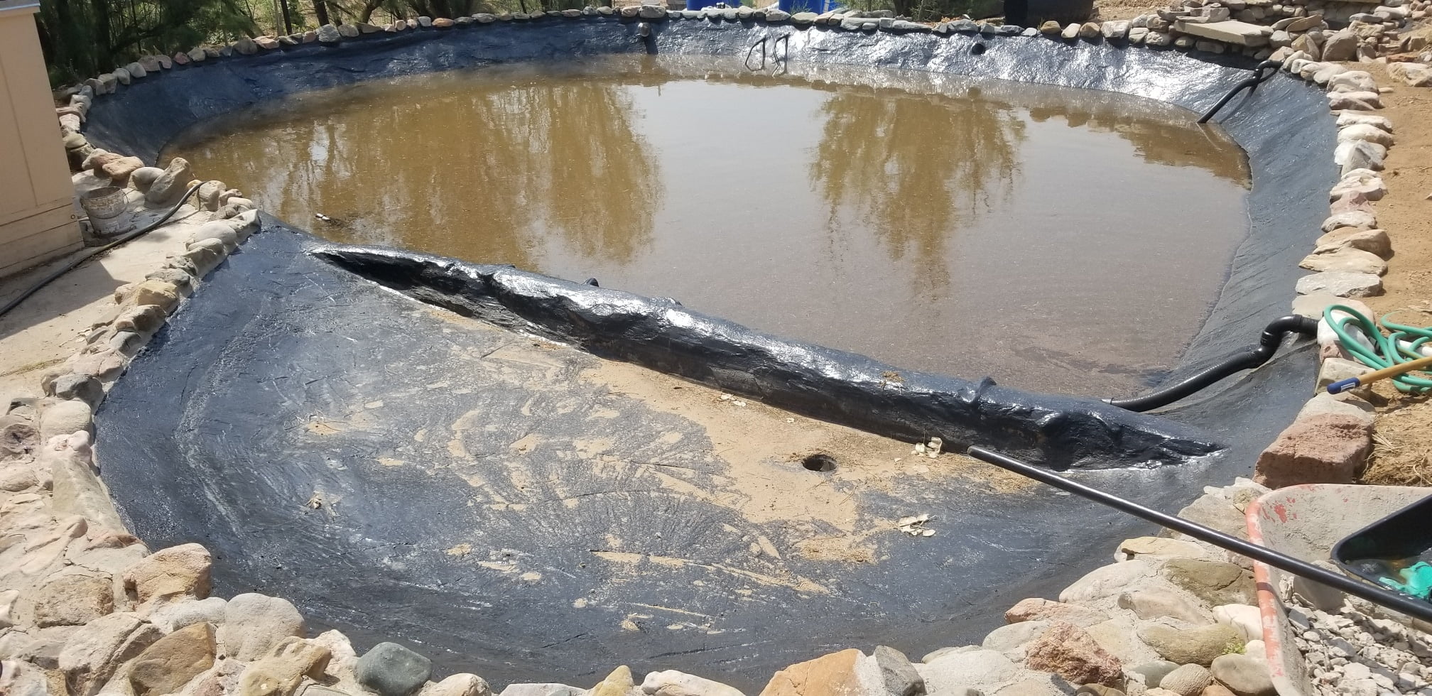Pond Leaking Fix Concrete Pond Waterproofing