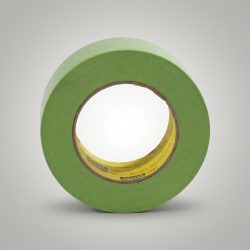 Green masking tape, single 2 inch roll