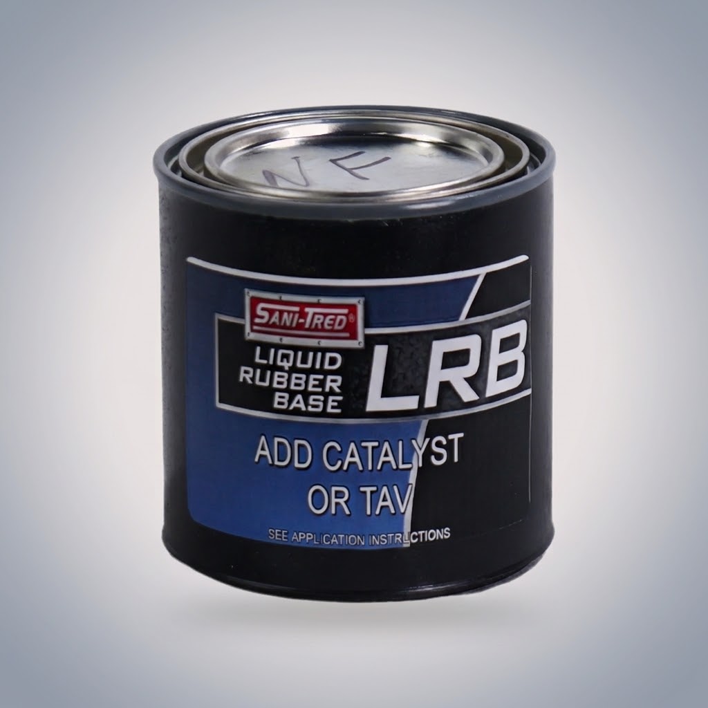 LRB Liquid Rubber Base 1 quart can, front label
